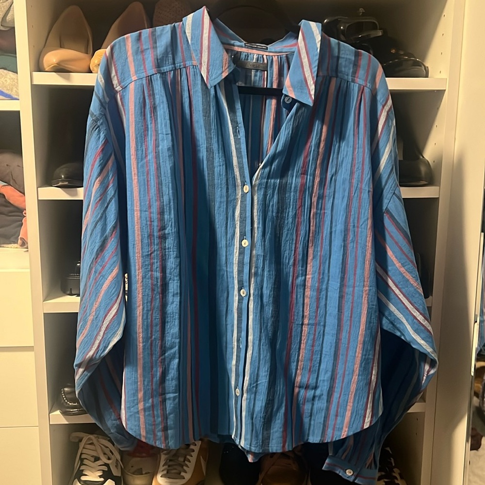 MOTHER Denim The Get Down Button-Down Shirt size M